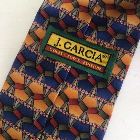 JERRY GARCIA PATTERNED SILK TIE - Picture 5 of 9